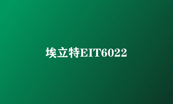 埃立特EIT6022