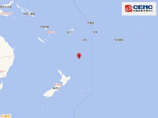 4·1克马德克群岛地震