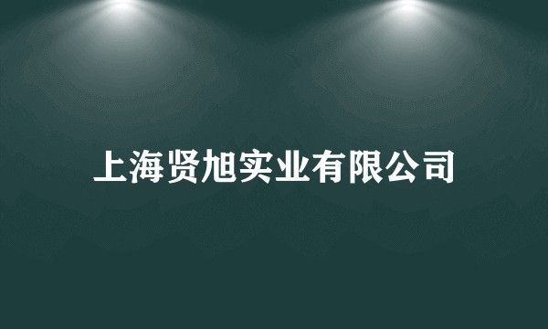 上海贤旭实业有限公司
