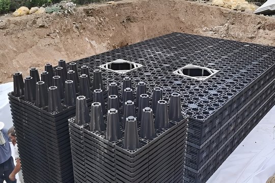 pp模块雨水收集池做法