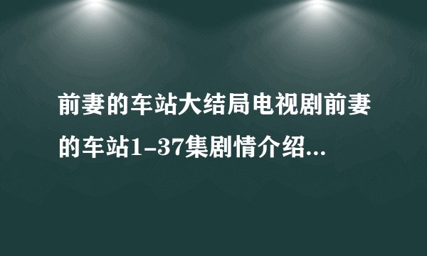 前妻的车站大结局电视剧前妻的车站1-37集剧情介绍前妻的车站全集大结局