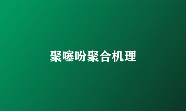 聚噻吩聚合机理