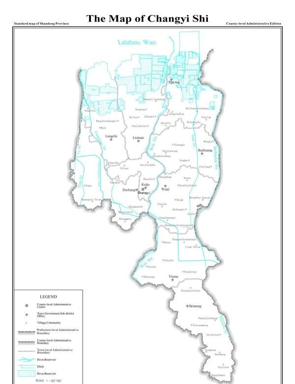 潍坊市昌邑市地图