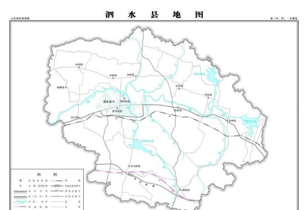 济宁市泗水县地图