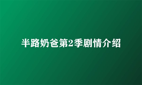半路奶爸第2季剧情介绍