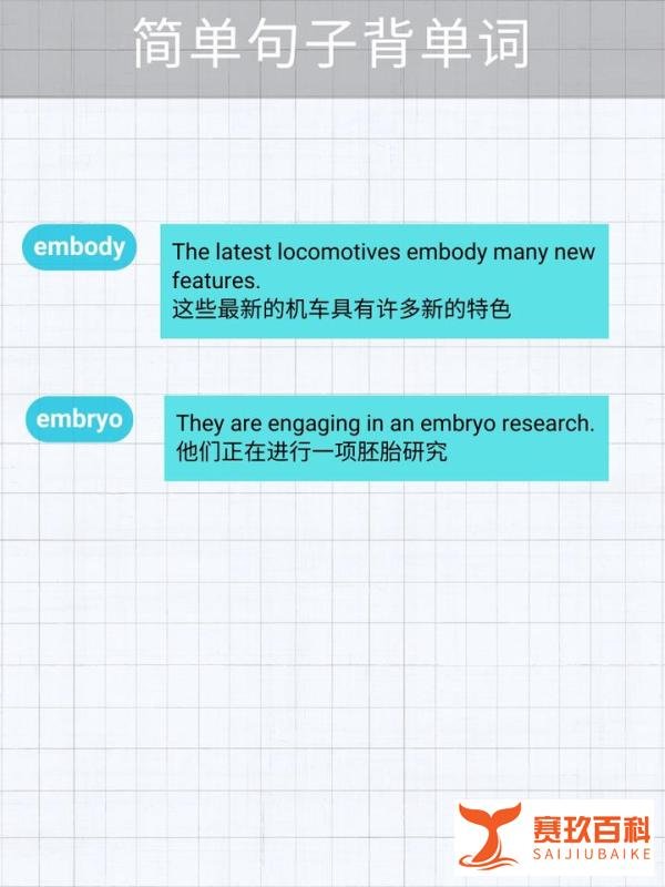 5张图片记单词 embody(具体化/体现)