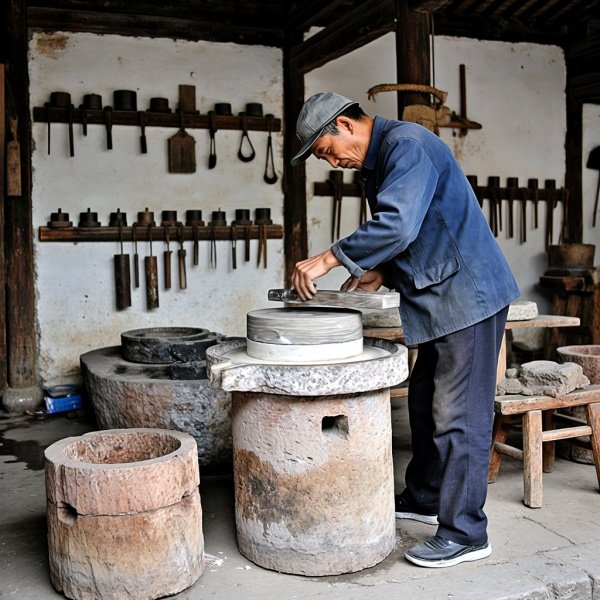 古代磨镜,磨出白浆的叫什么