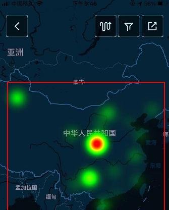 航旅纵横怎么查看热力图、航线图