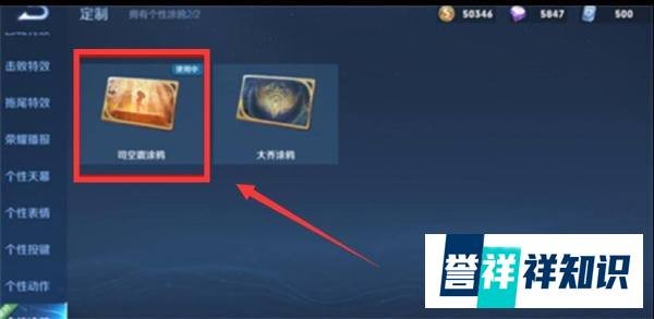 王者荣耀定制涂鸦怎么用