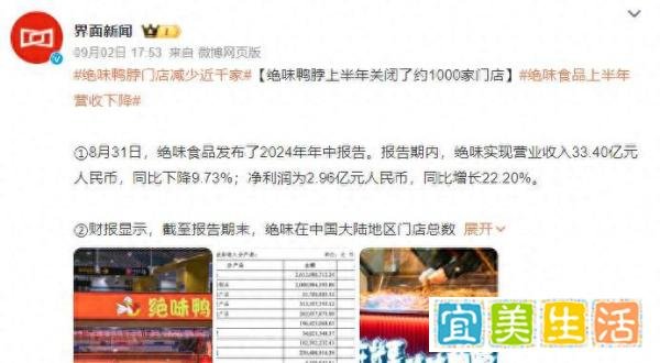 市值暴跌550亿元的绝味，半年门店又少了近1000家？