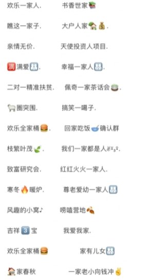 2025好兆头家庭群名称