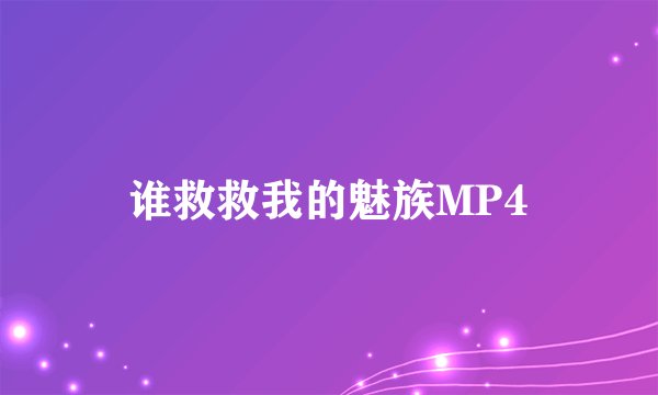 谁救救我的魅族MP4