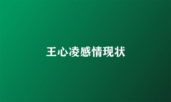 王心凌感情现状