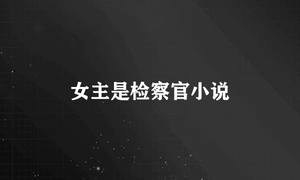 女主是检察官小说