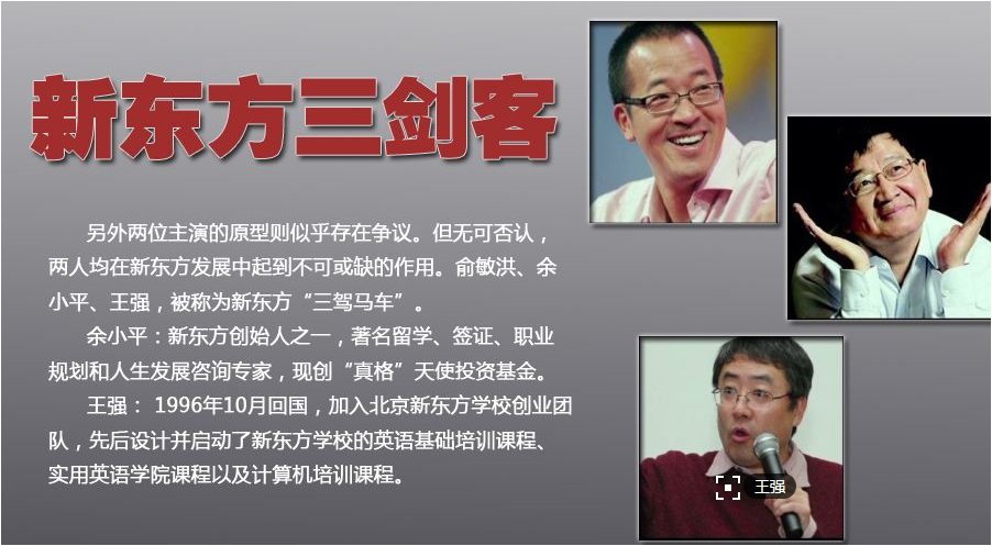 《中国合伙人》是不是以新东方的成长为原型？影片哪些内容是真实的？