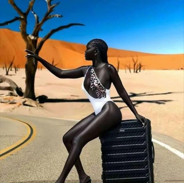 世界上最黑的人有多黑？“黑暗女王”不是白叫的