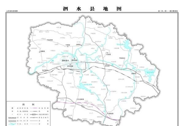 济宁市泗水县地图