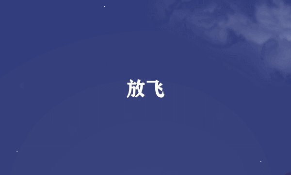 放飞