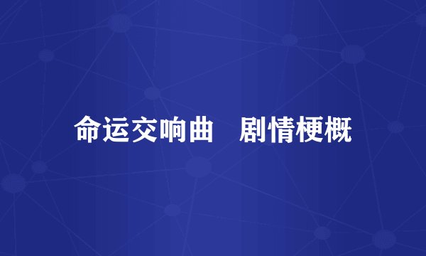 命运交响曲   剧情梗概