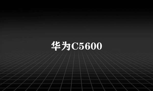 华为C5600