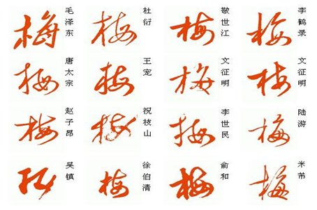 mei的汉字