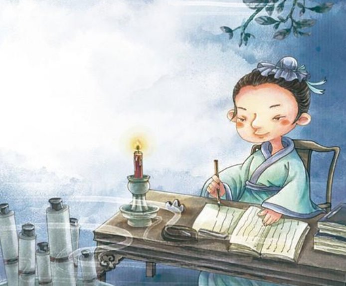 任末十四岁，学不师受，负笈担簦，不避风雨。翻译