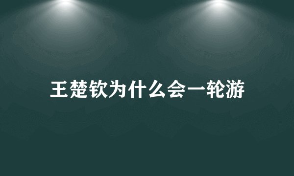 王楚钦为什么会一轮游