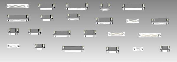 【PADS封装】Dsub(DB9,DB15d等)公母头座子封装(带3D)