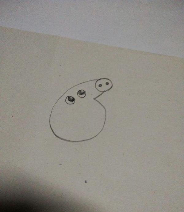 用数字画小猪佩奇