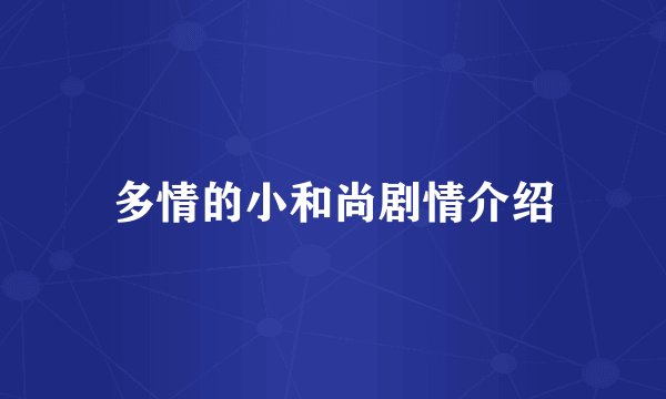 多情的小和尚剧情介绍