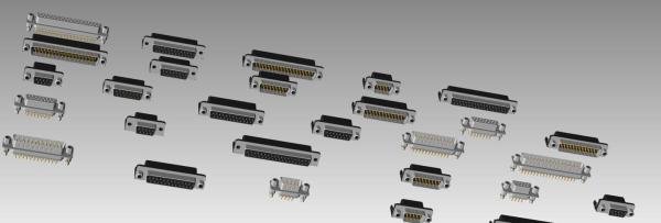 【PADS封装】Dsub(DB9,DB15d等)公母头座子封装(带3D)