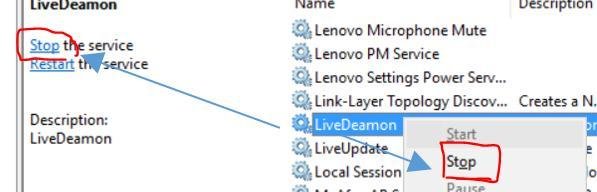 禁止新浪直播进程 livesinadeamon.exe自启动