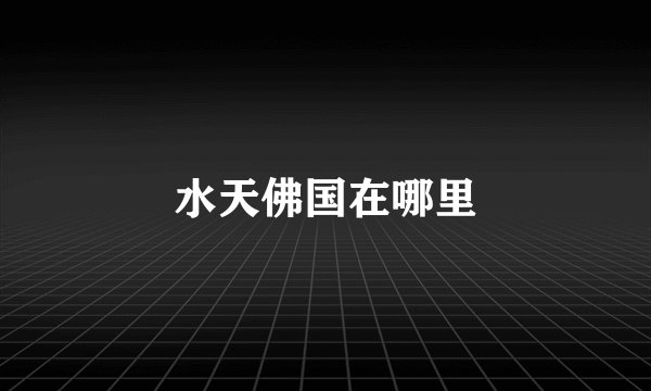 水天佛国在哪里