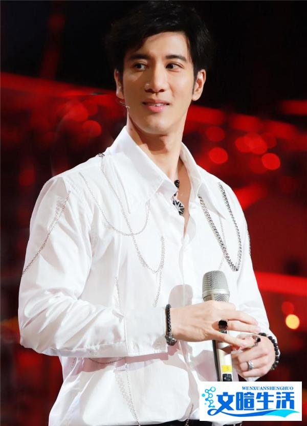 王力宏白衬衫挂满铁链吸睛,搭黑色长裤帅气减龄,从43岁嫩回33岁