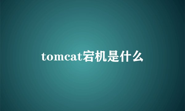 tomcat宕机是什么
