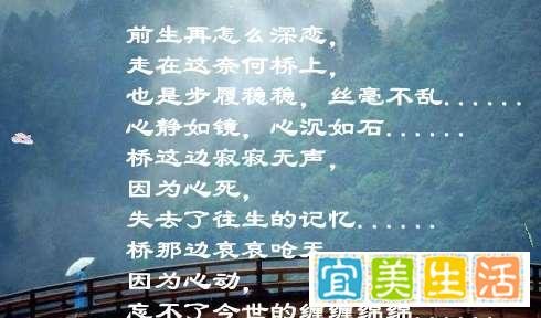 一碗“孟婆汤”,道尽人生百般味!