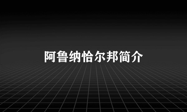 阿鲁纳恰尔邦简介