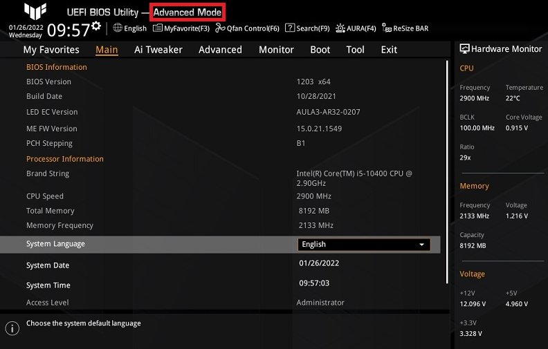 华硕主板怎么开启tpm2.0