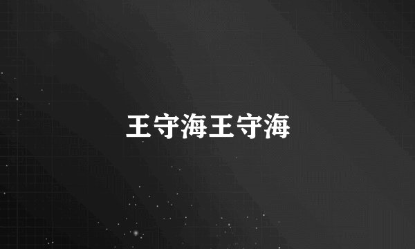 王守海王守海