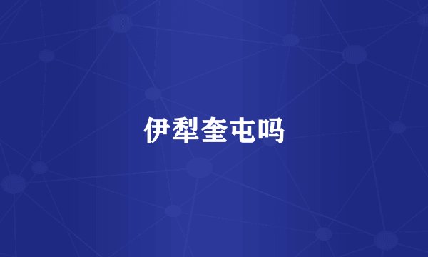 伊犁奎屯吗