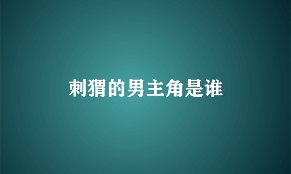 刺猬的男主角是谁