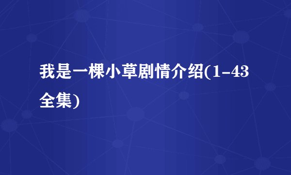 我是一棵小草剧情介绍(1-43全集)